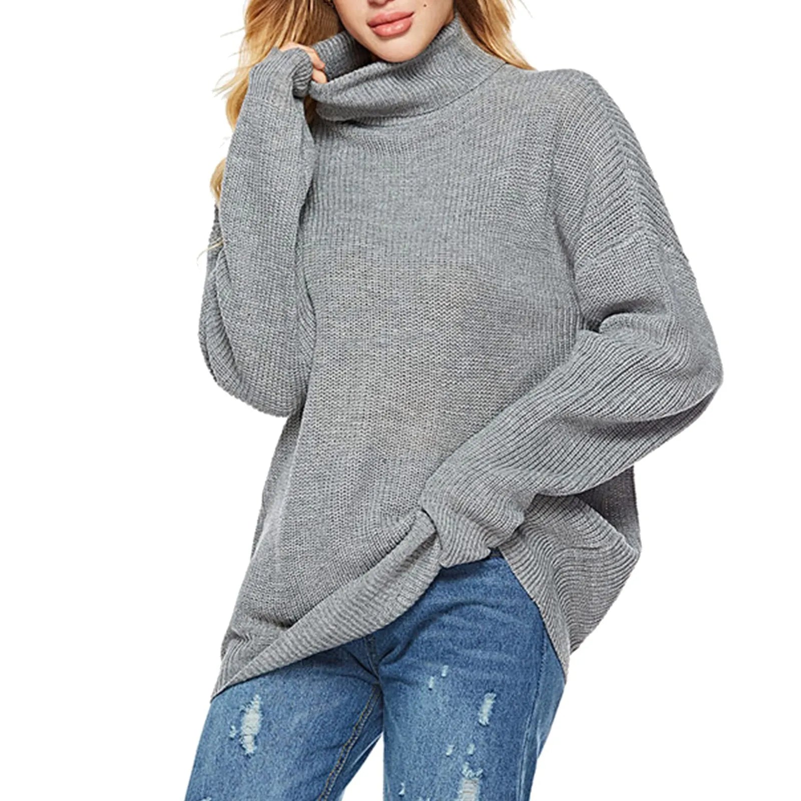 Turtleneck Knitted Sweater